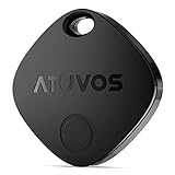 ATUVOS Localizador de Objetos Bluetooth 1 Pack Negro, Smart Air Tracker Tag Funciona con Buscar...