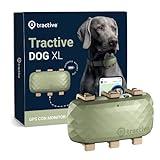 Tractive - Localizador GPS XL para perros, Hasta 21 días de batería, Localización ilimitada en...