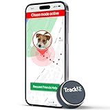 TrackiPet GPS Perros - Suscripción necesaria - Mini Localizador con 4G SIM, Rastreador Dogtrace...