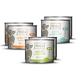 MjAMjAM - comida húmeda premium para perros - Mixpaket I - pollo & pato, ternera, pavo, pack de 6...