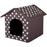 Hobbydog Casa para Perros, tamaño 2, marrón con Patas